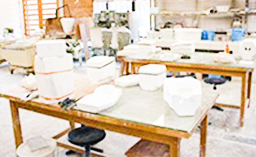 Gypsum Mold Room